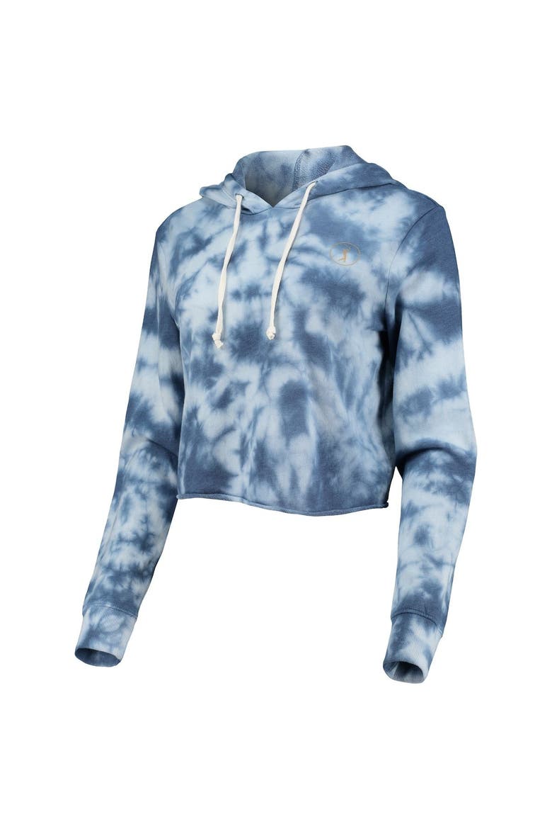 Women's Alternative Apparel Heathered Royal THE PLAYERS Tie-Dye Cropped Pullover Hoodie, Alternate, color, Heather Royal