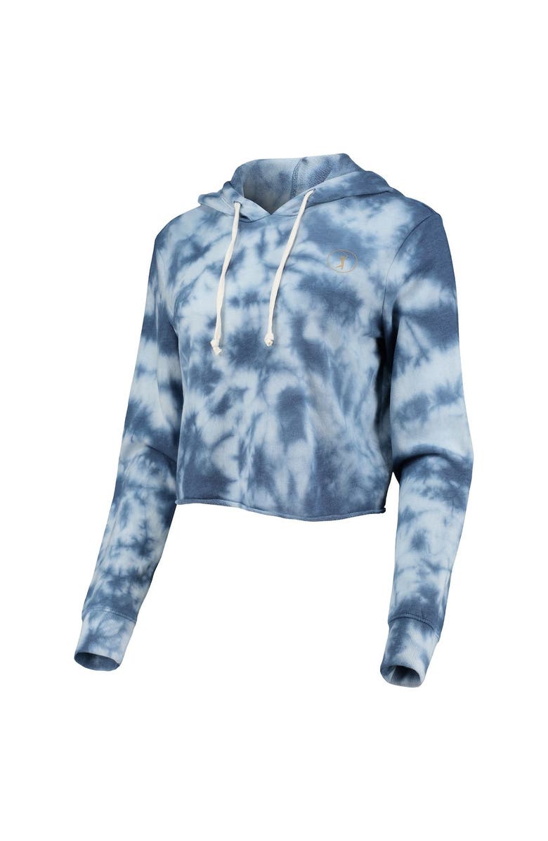 ALTERNATIVE APPAREL Women's Alternative Apparel Heathered Royal THE PLAYERS Tie-Dye Cropped Pullover Hoodie, Alternate, color, Heather Royal