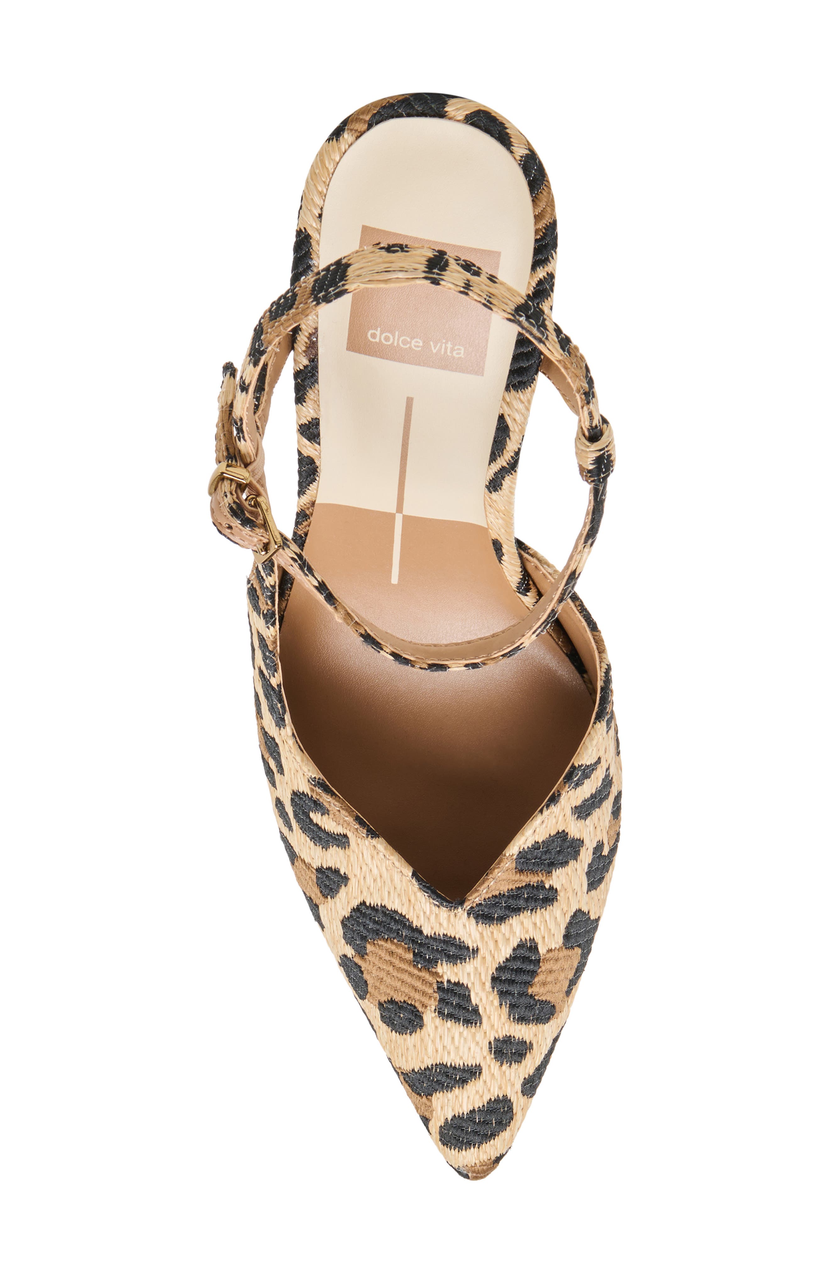 Dolce Vita Karly Embellished Pump, Alternate, color, Leopard Raffia