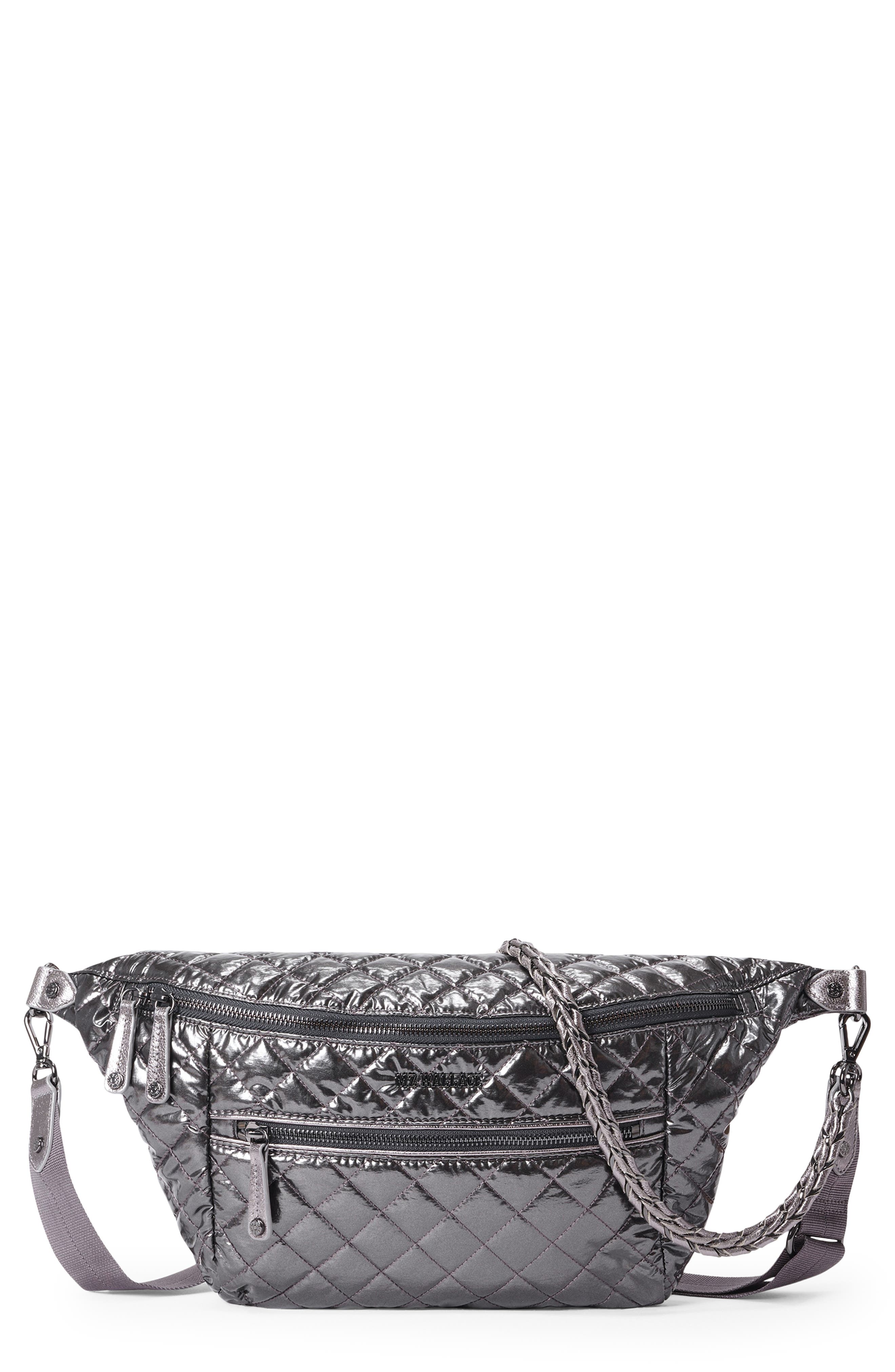 MZ Wallace Crosby Metallic Sling Bag, Main, color, 