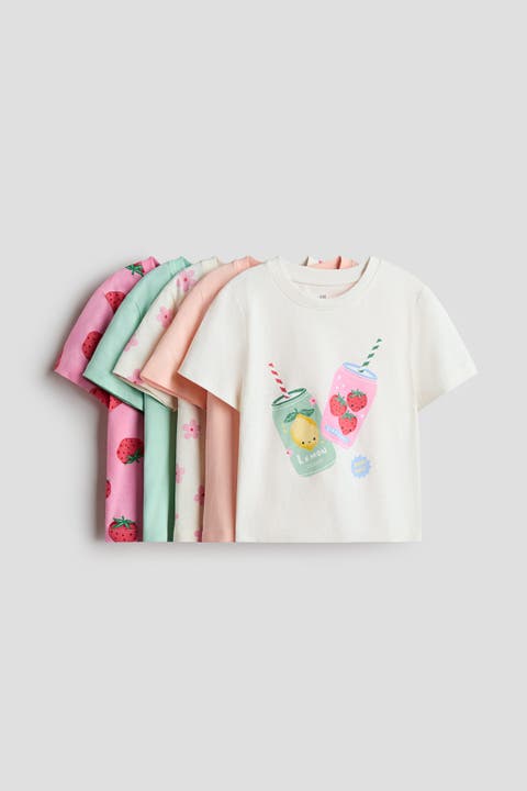 5-pack cotton t-shirts