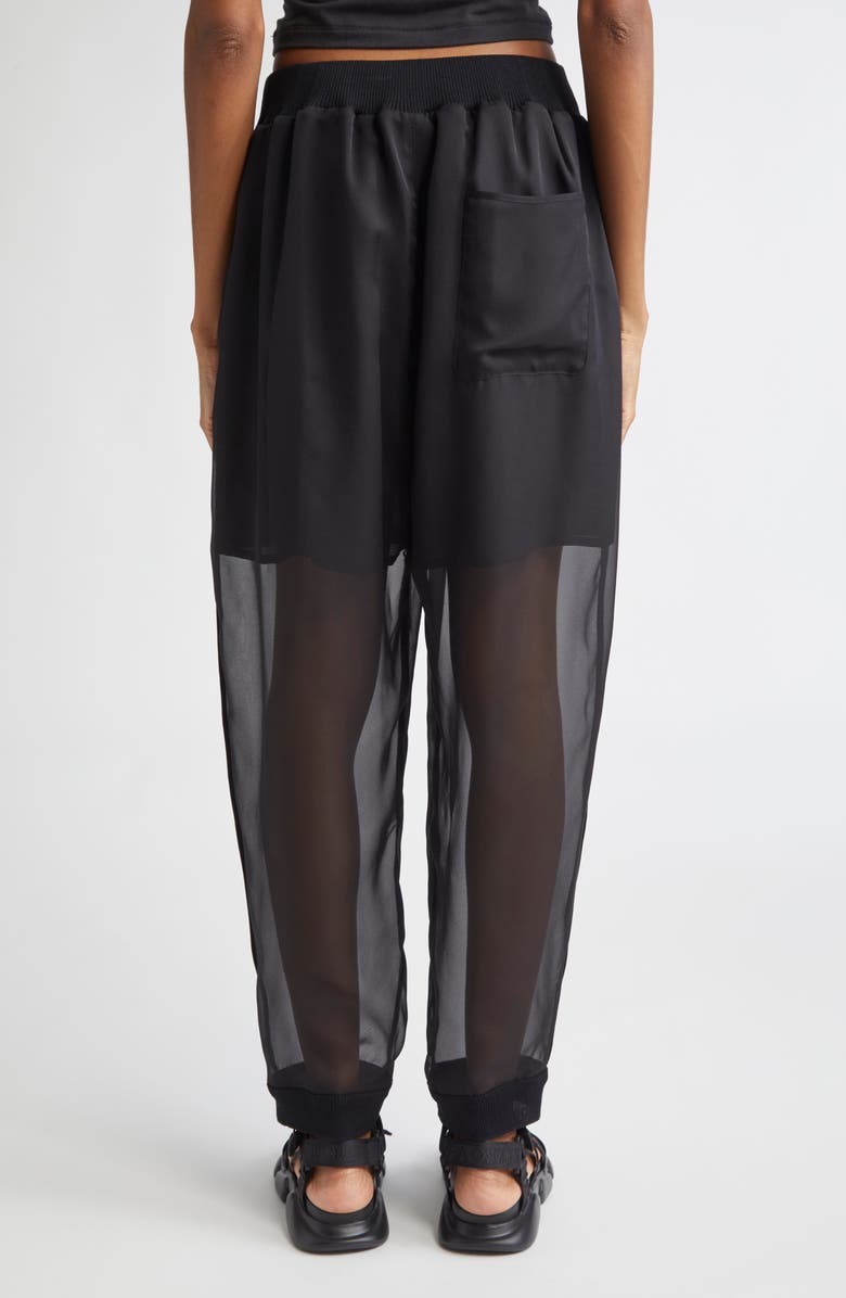 Undercover Semisheer Joggers, Alternate, color, Black