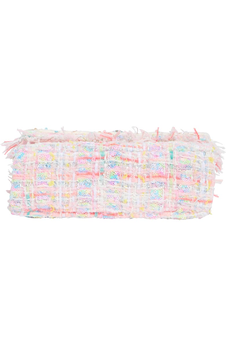 KG Kurt Geiger Medium Kensington Sequin Tweed Convertible Shoulder Bag, Alternate, color, Pink Multi