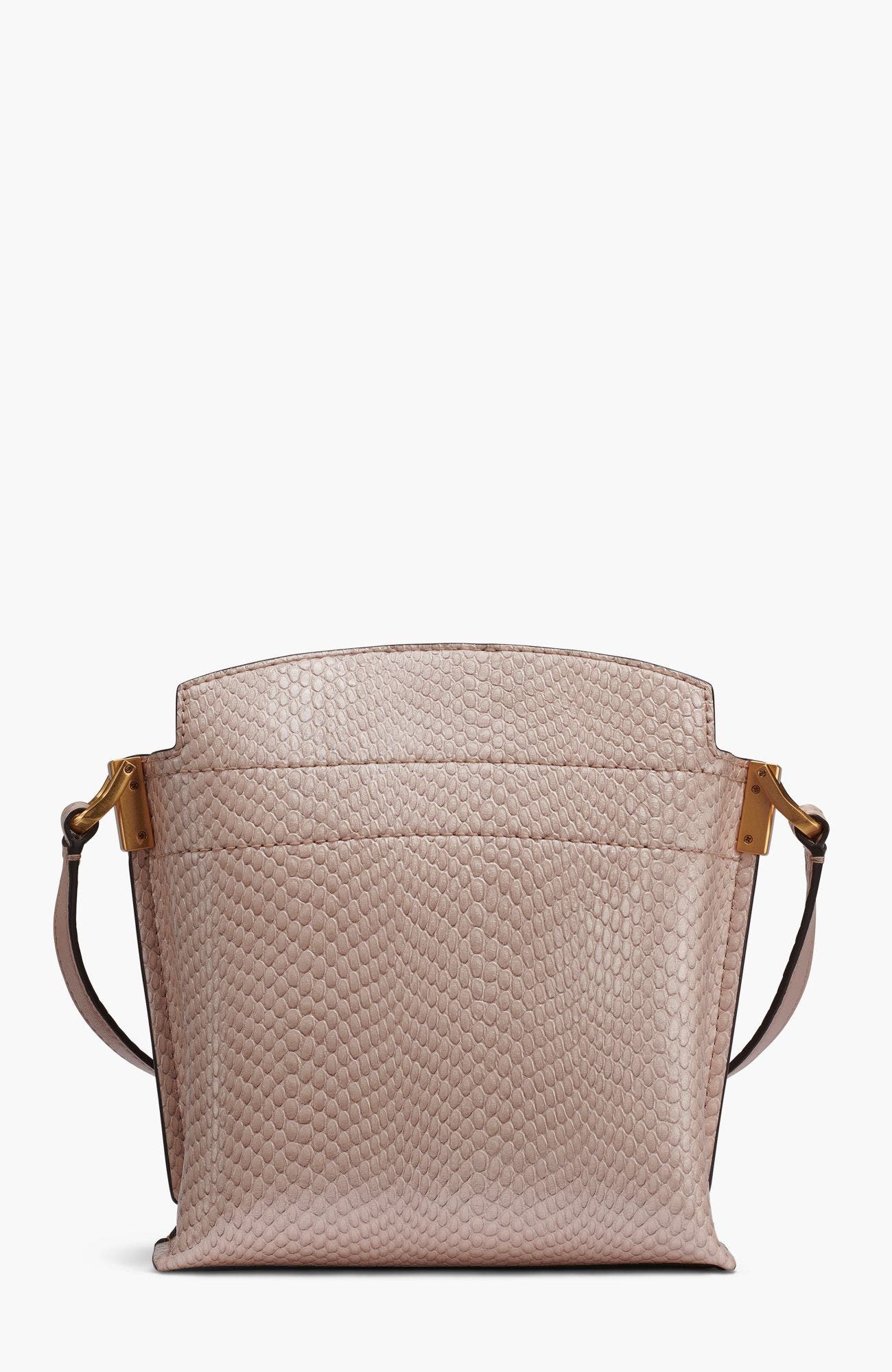 Bridgehampton Small Snake Crossbody Bag, Alternate, color, Snow Petal