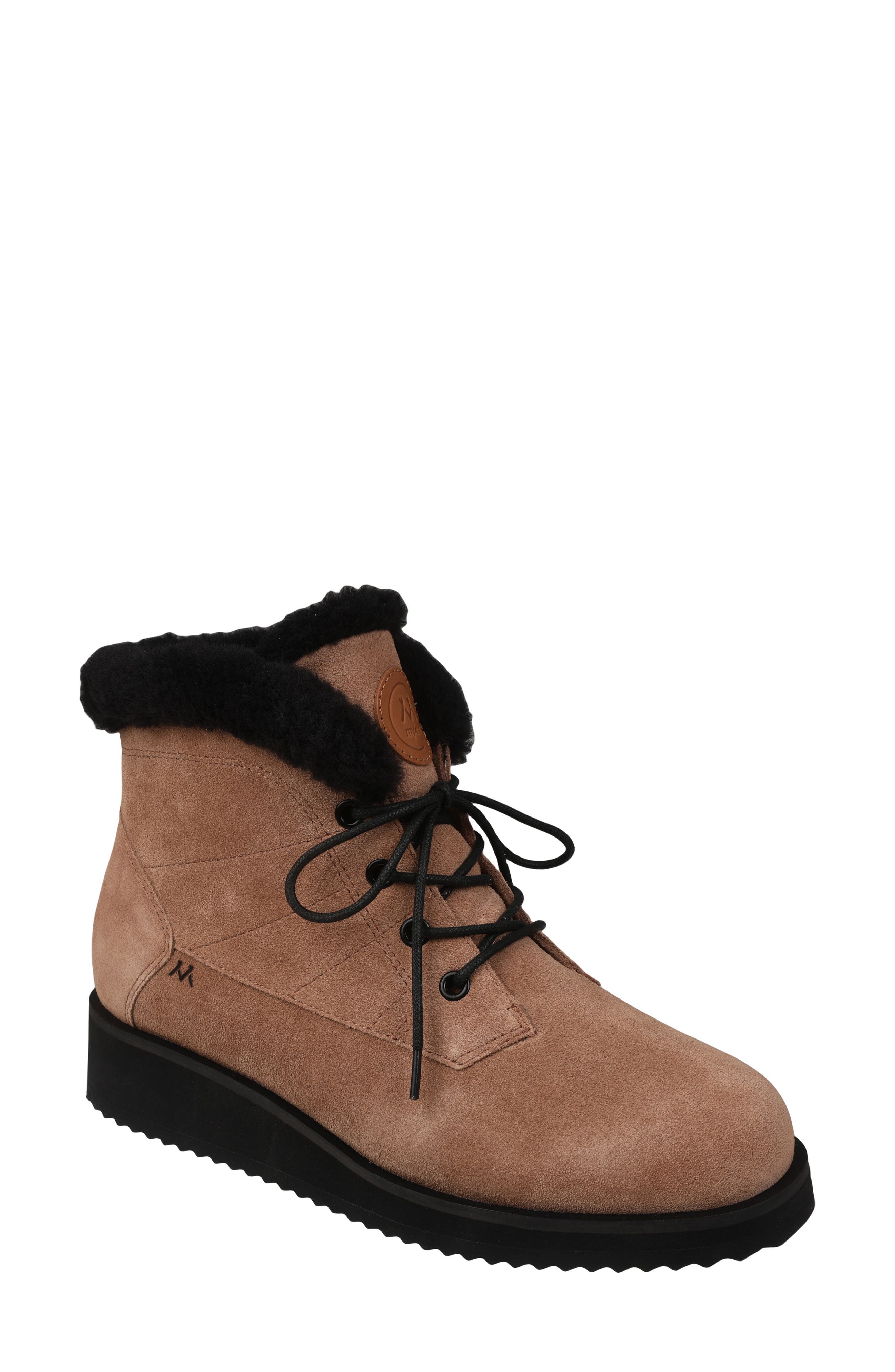 Mykos Suede Faux Fur Lined Water Resistant Boot