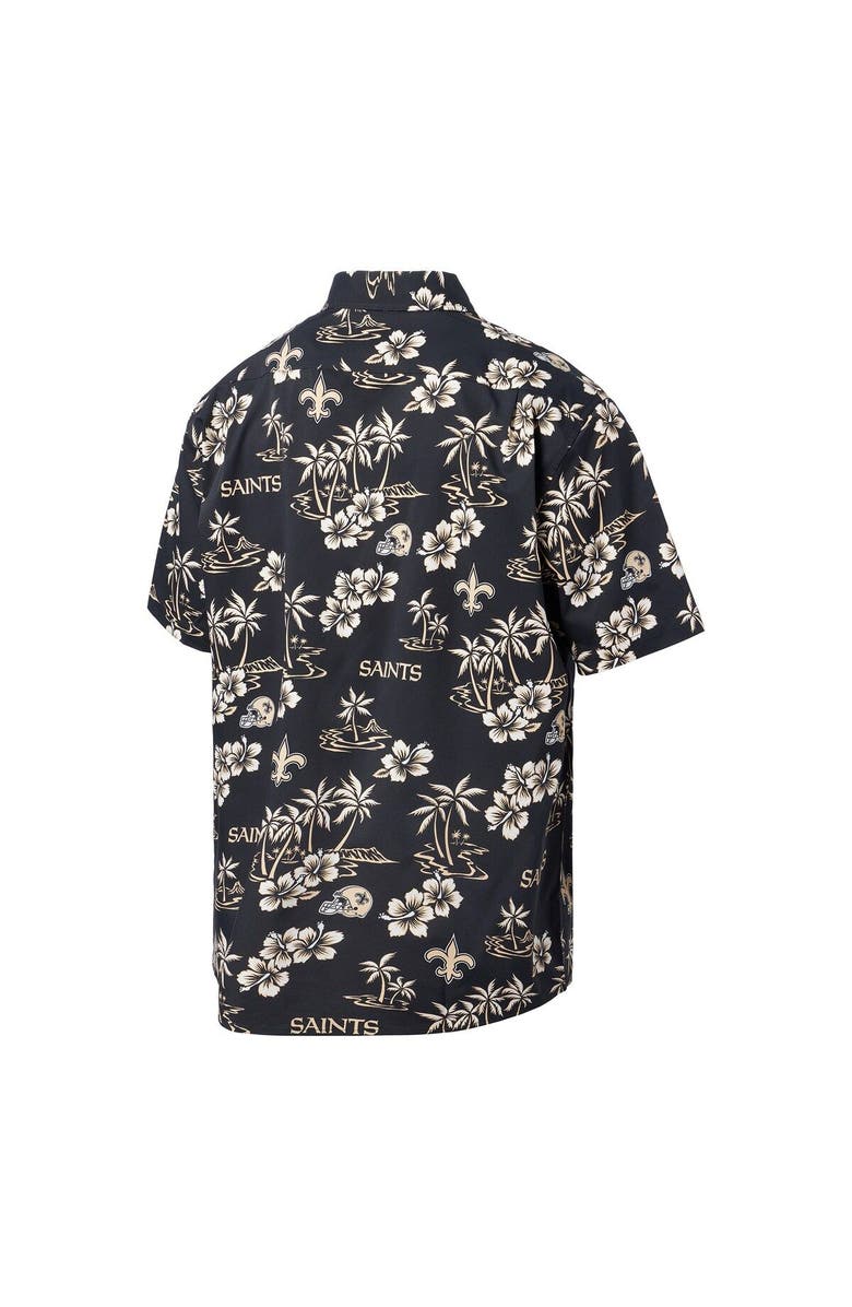 Reyn Spooner Men's Reyn Spooner Black New Orleans Saints Kekai Button-Up Shirt, Alternate, color, Black