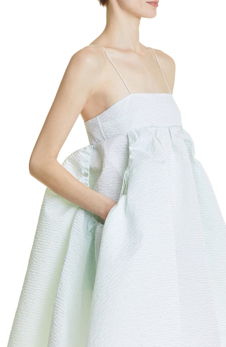 Cecilie Bahnsen Lisbeth Matelassé Babydoll Dress, Alternate, color, 