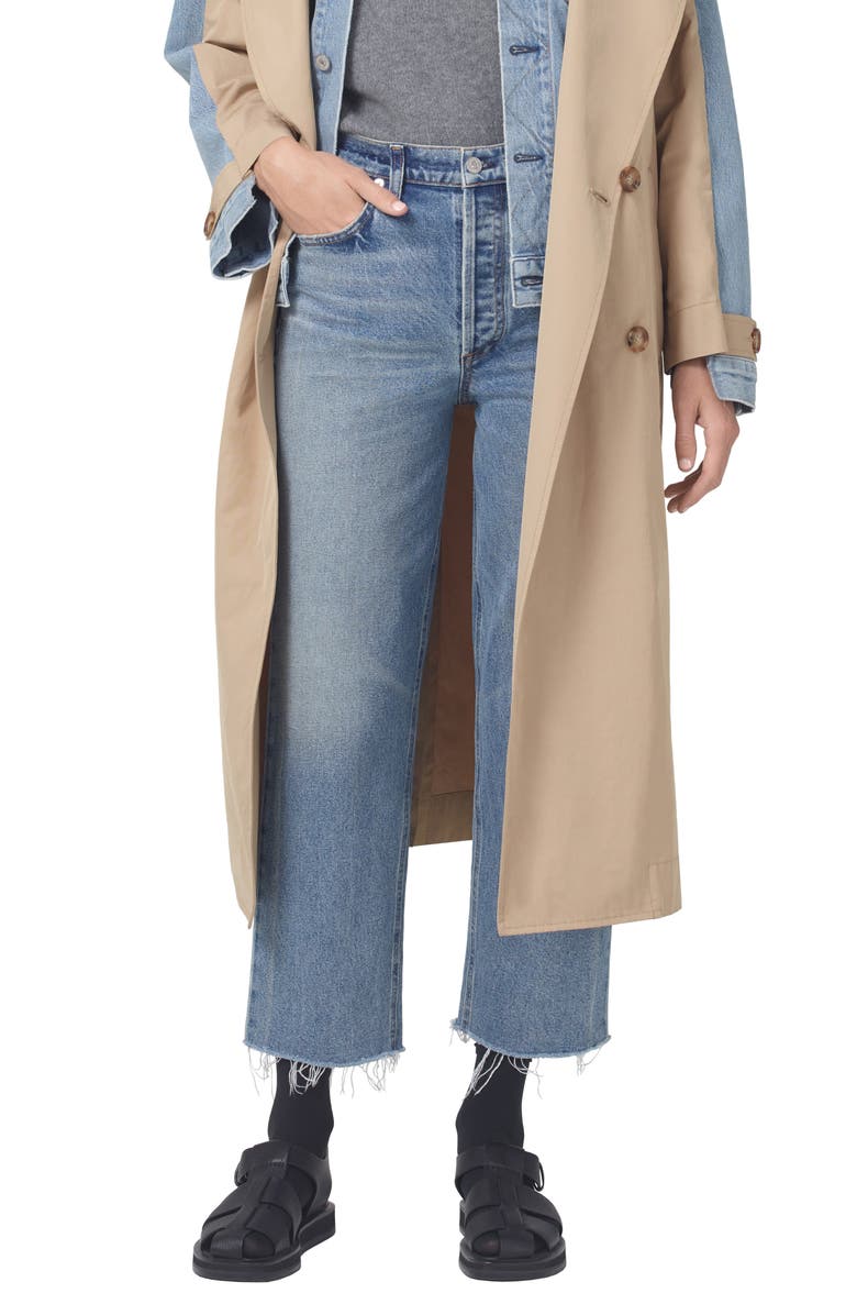 Citizens of Humanity Florence High Waist Wide Straight Leg Jeans, Main, color,