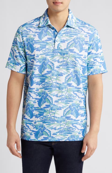 Pop Art Palms IslandZone® Performance Polo