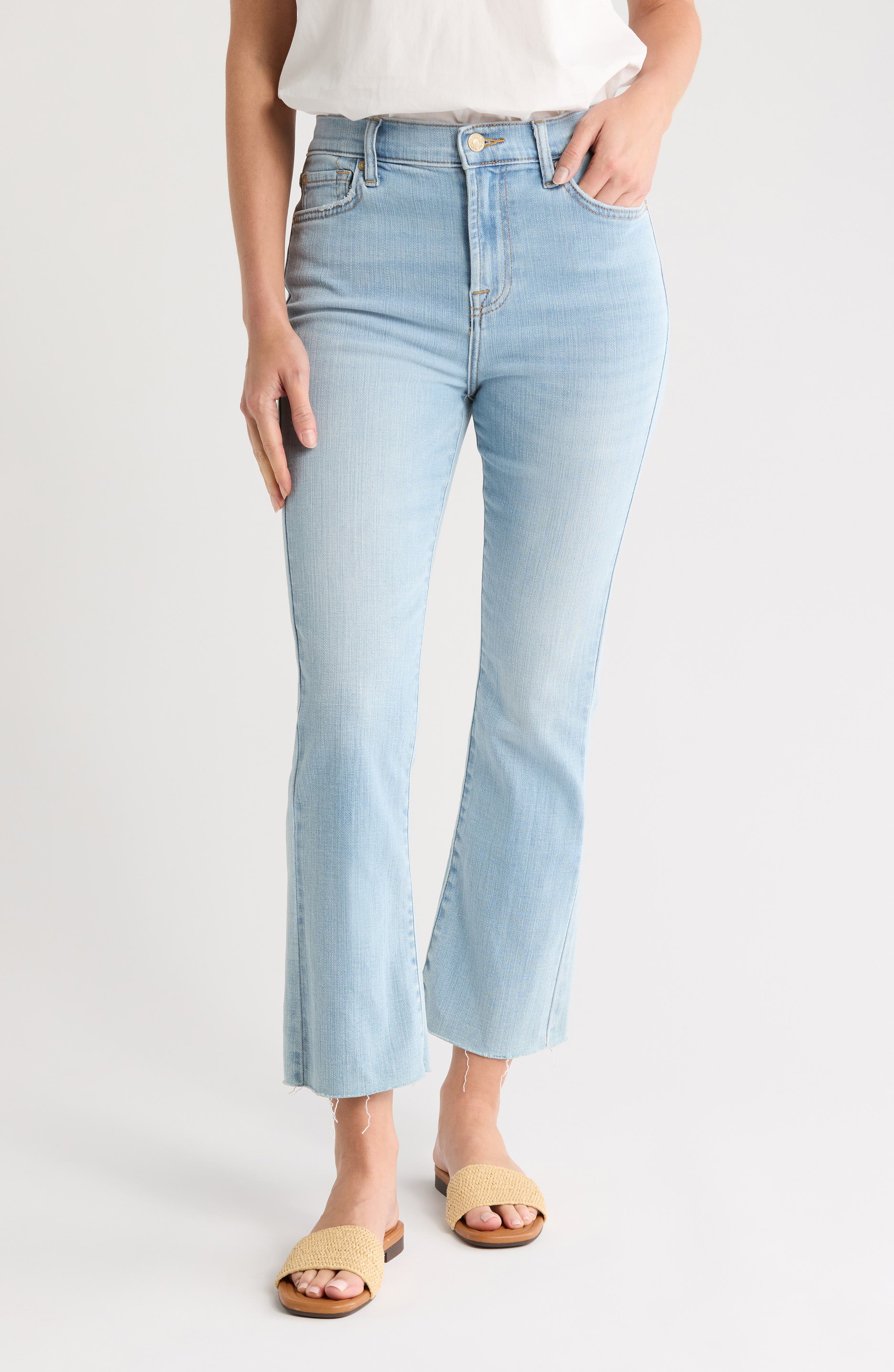 7 For All Mankind High Waist Slim Kick Jeans