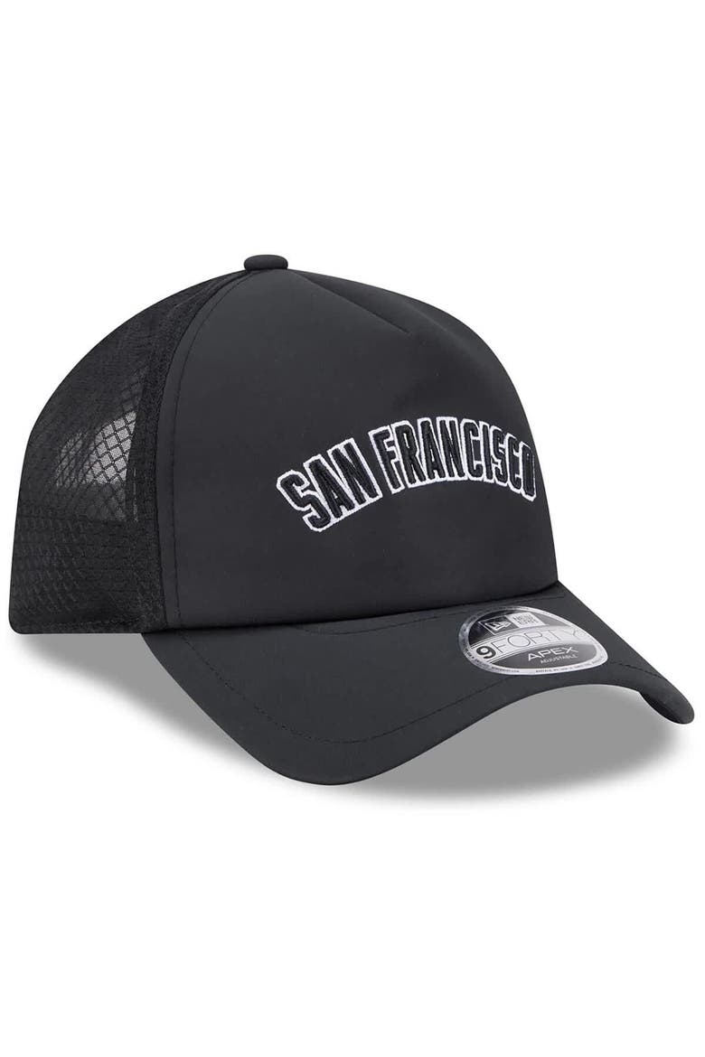 Men's New Era Black San Francisco Giants 2026 Batting Practice Alternate Apex 9FORTY Adjustable Hat, Alternate, color, Black