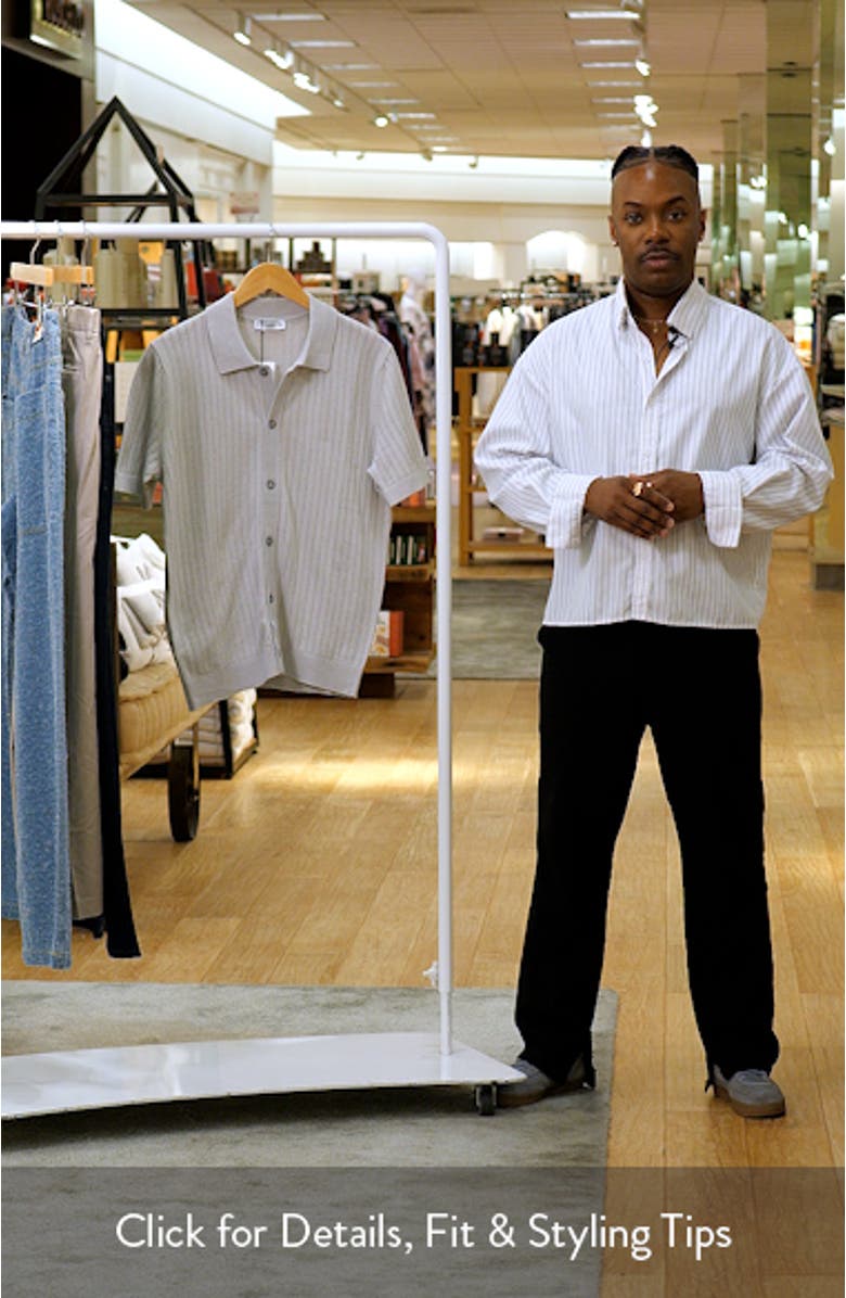 Pointelle Polo Sweater, sales video thumbnail