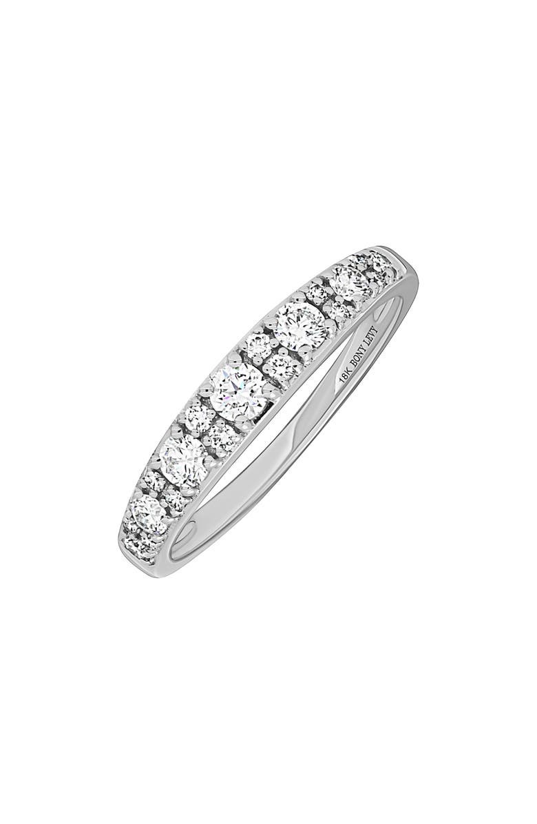 Bony Levy Mika Diamond Stacking Ring, Main, color, 18K White Gold