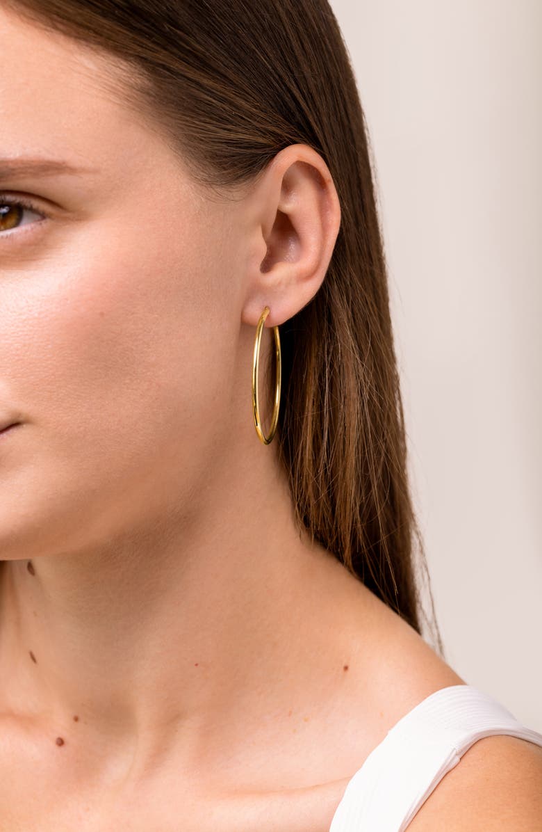 Bony Levy 14K Gold Hoop Earrings, Alternate, color, Yellow Gold