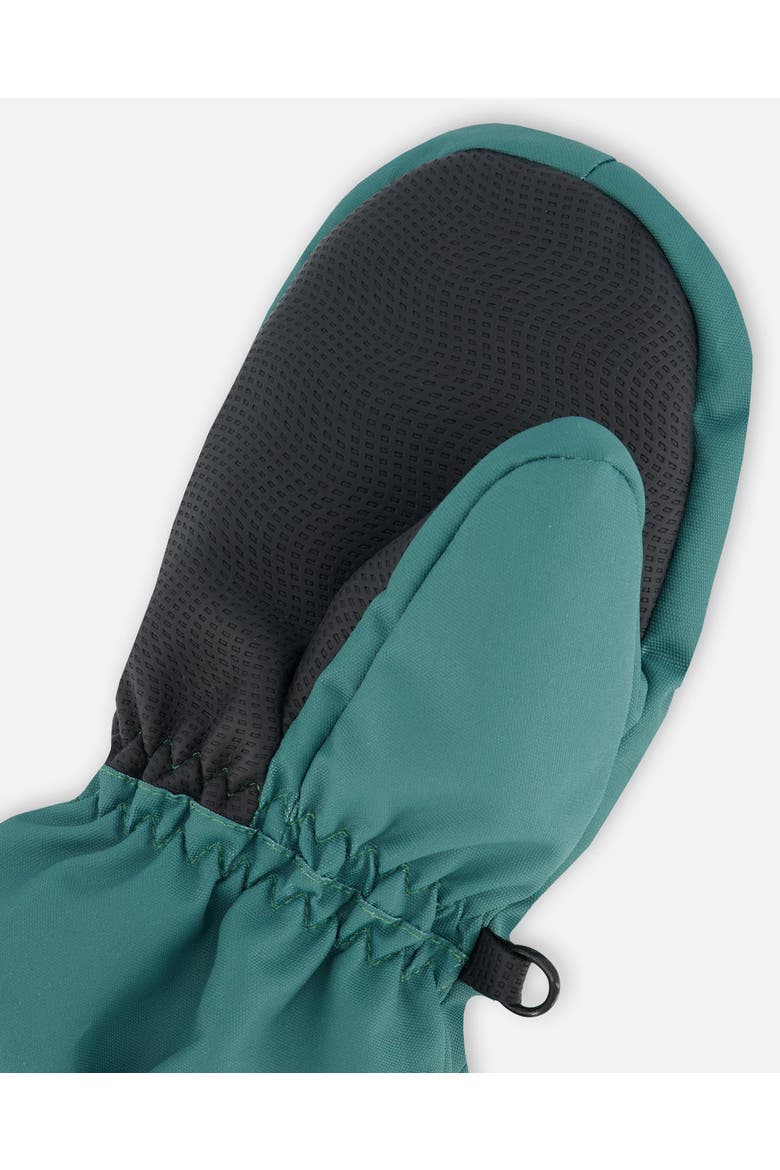 Kids Unisex Solid Mittens Sage Green, Alternate, color, Sagebrush Green