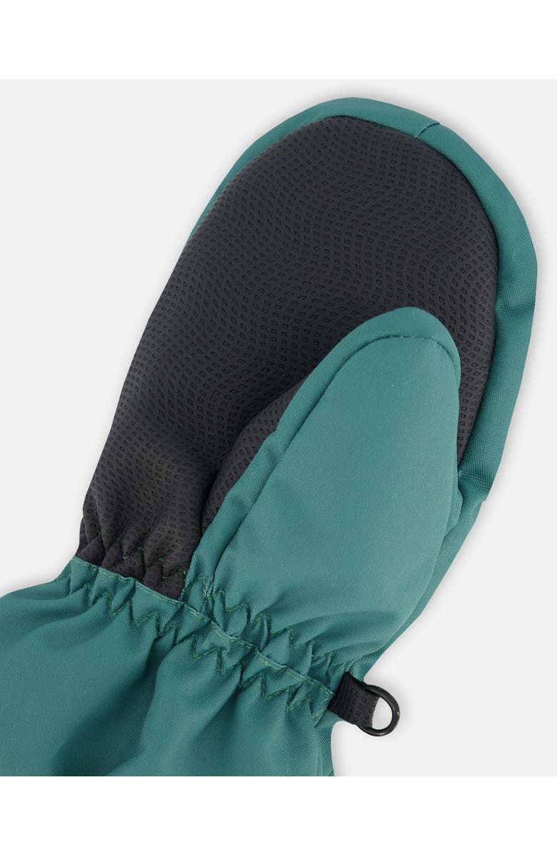 Deux par Deux Kids Unisex Solid Mittens Sage Green, Alternate, color, 