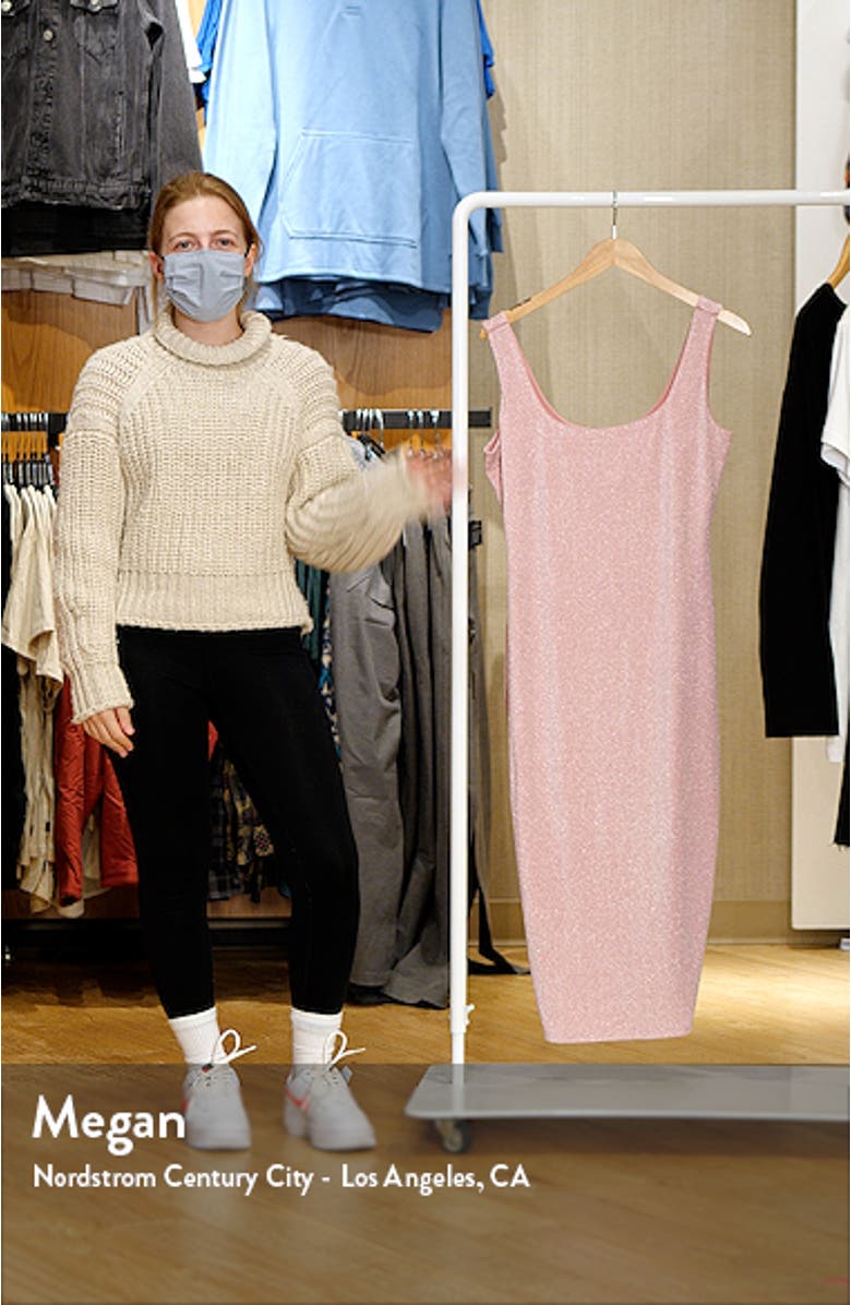 Metallic Hourglass Midi Dress, sales video thumbnail