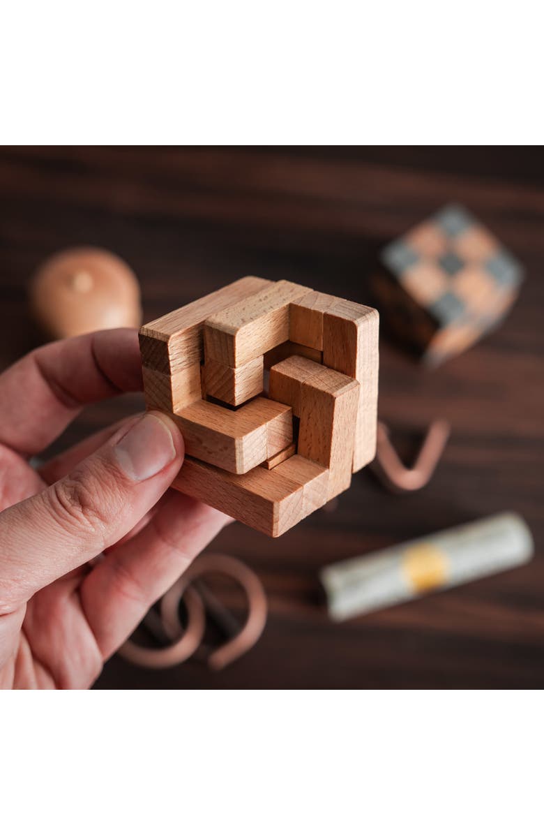 Professor Puzzle Seven Wonders of the World 3D Handheld Brainteaser Puzzle Set, Alternate, color, Multicolored