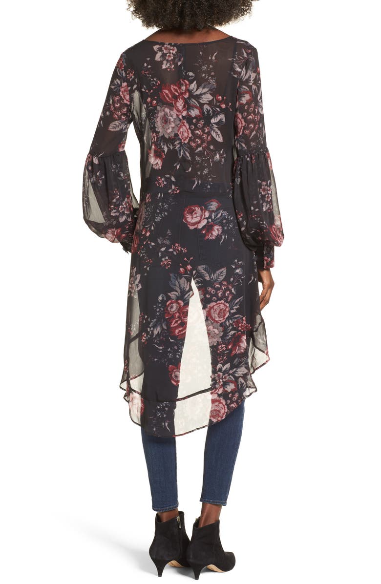 Leith High/Low Ruffle Top, Alternate, color, 