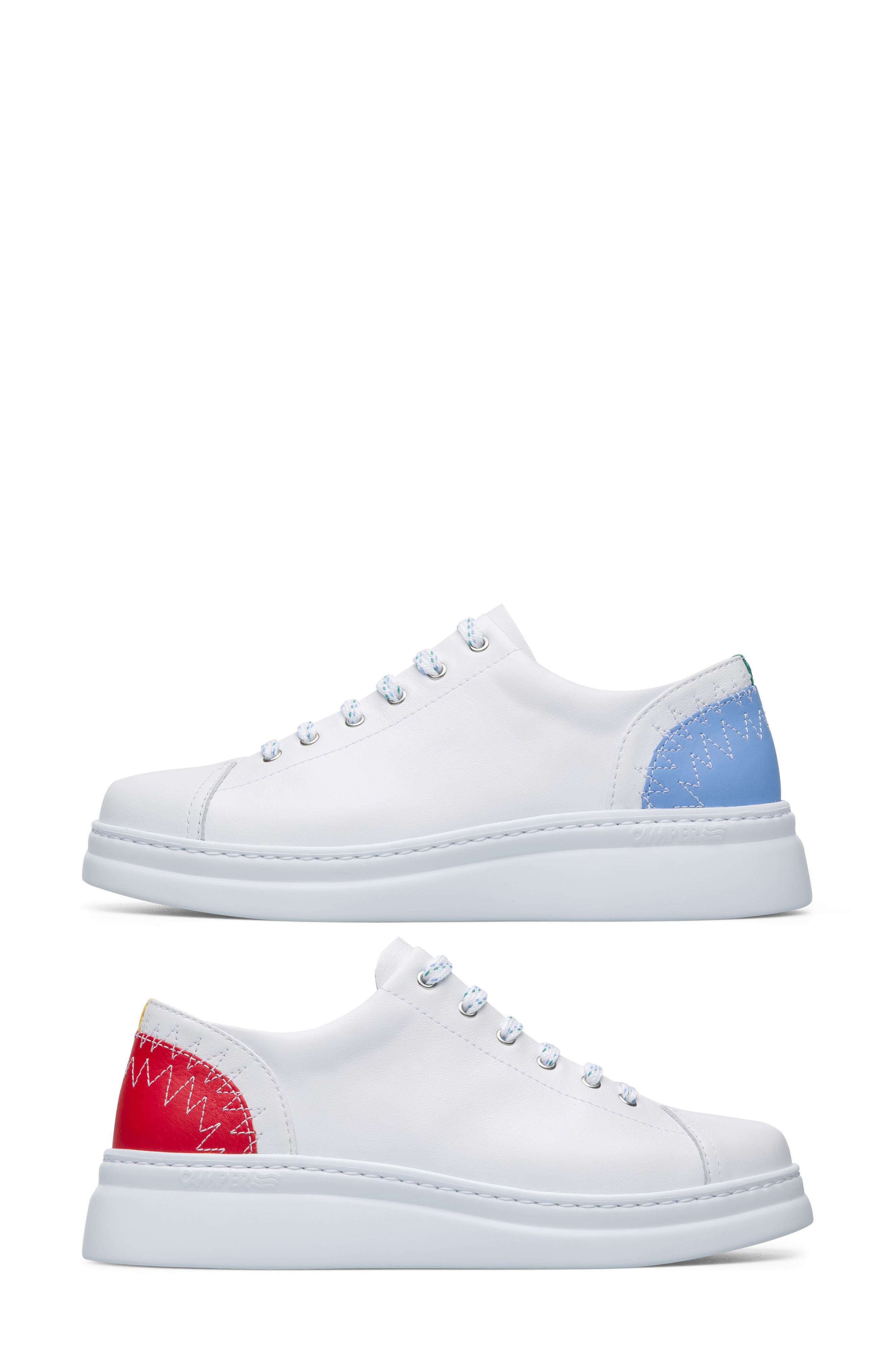 Camper Twins Mismatched Wedge Sneaker, Alternate, color, 