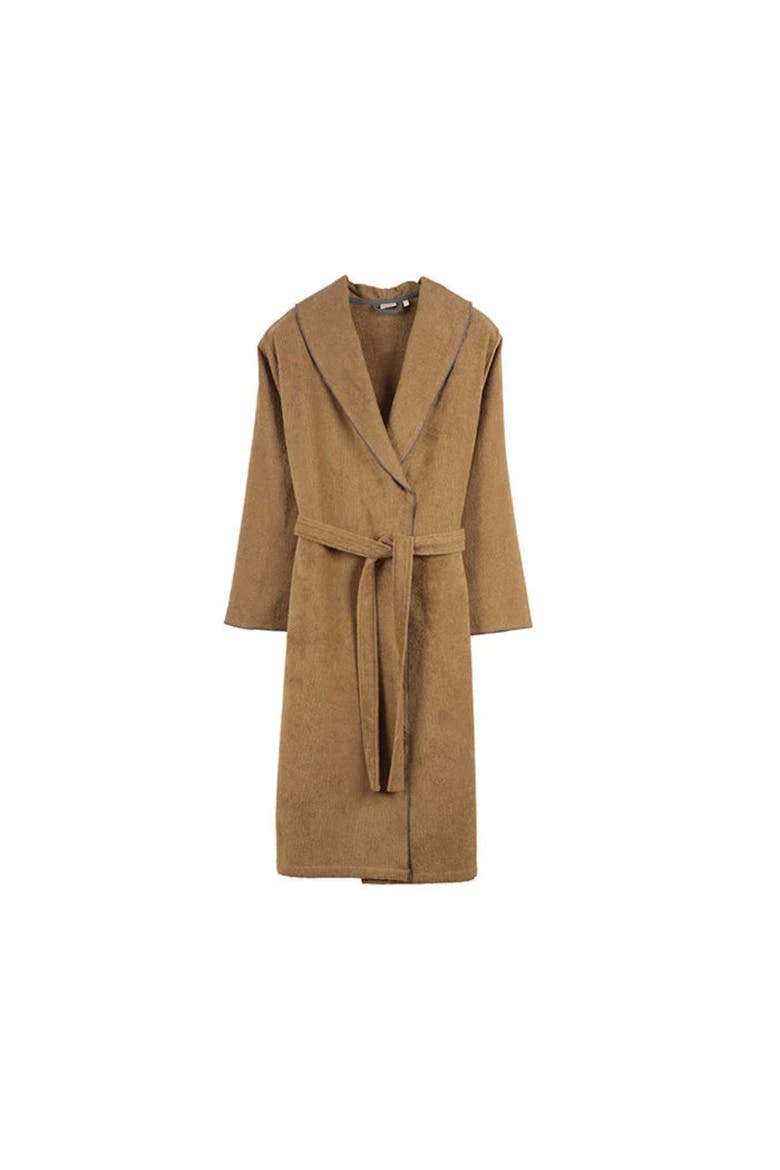 Ikigai Bathrobe, Alternate, color, Brown