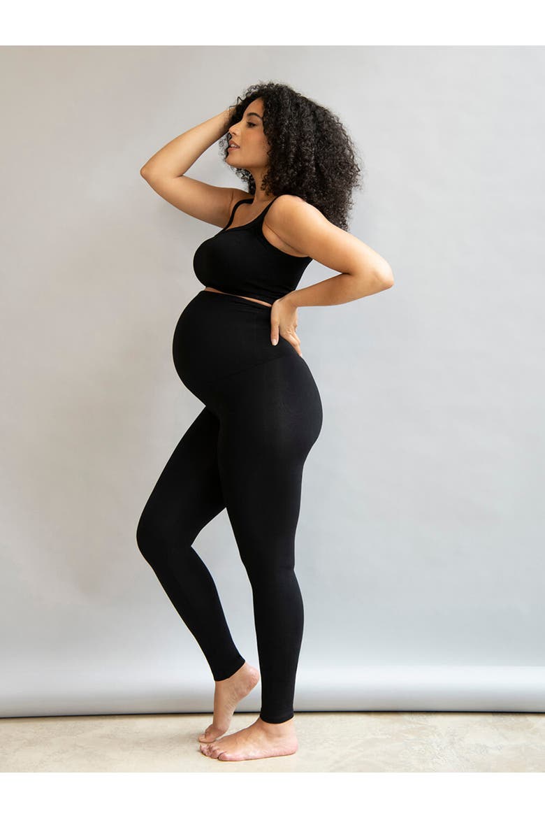 Maternity Lightweight Leggings, Alternate, color, Black