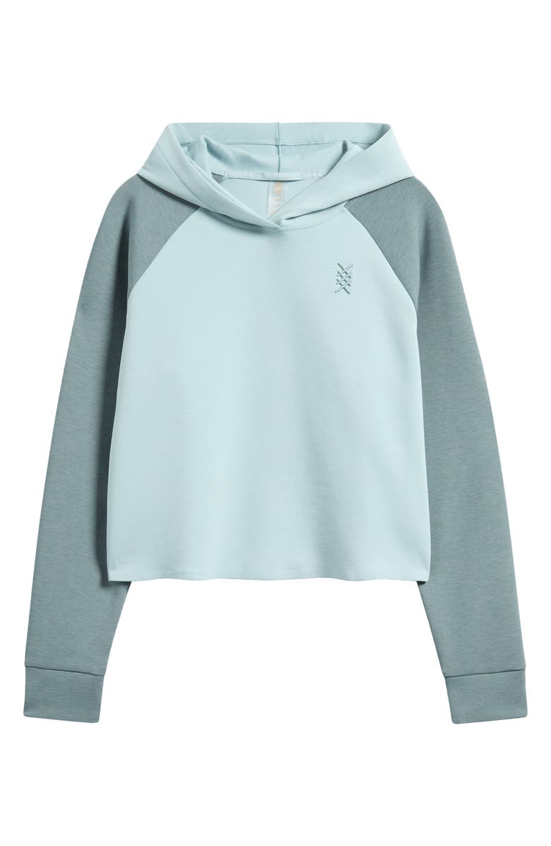 Rhone DreamGlow Colorblock Hoodie, Alternate, color, Green Smoke