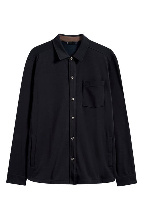 Travismathew Cloud Shirt Jacket In Black
