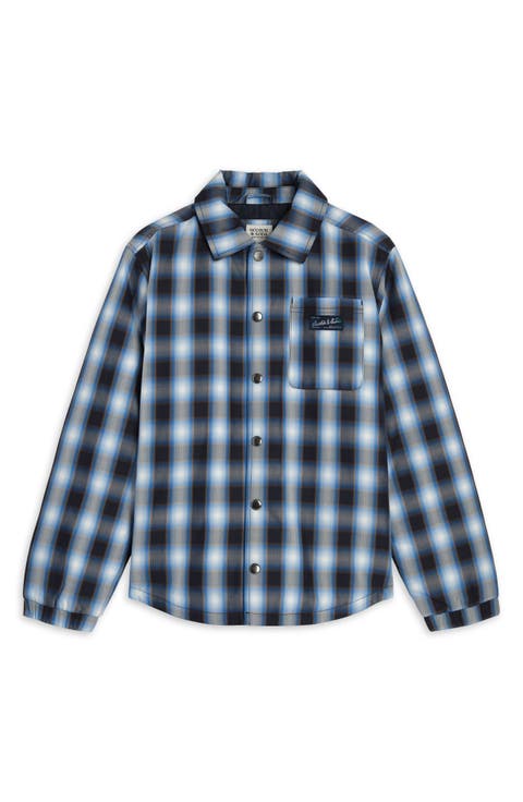 Kids' Plaid Shirt Jacket
