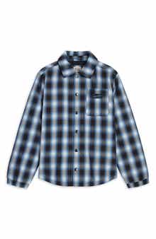 Kids' Plaid Shirt Jacket