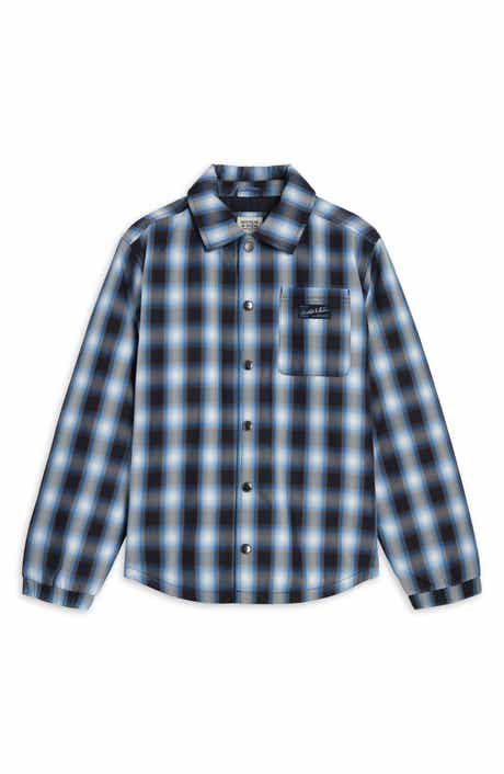 Kids' Plaid Shirt Jacket