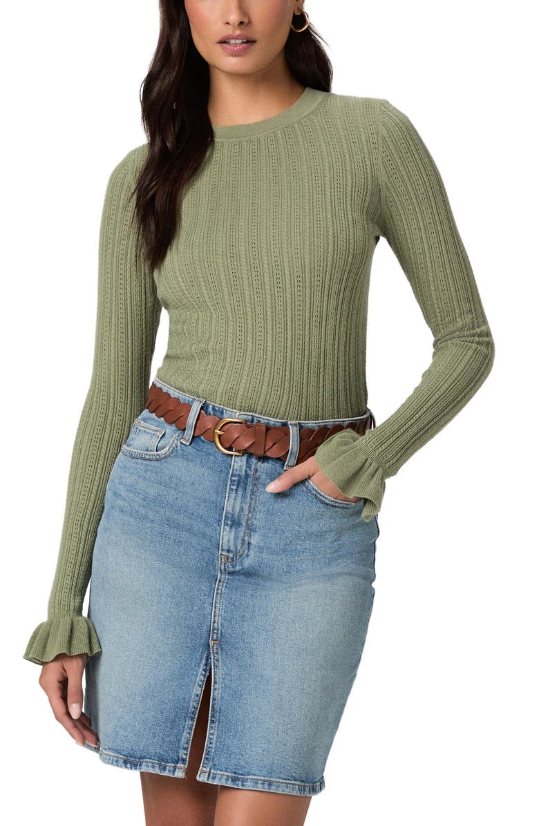 PAIGE Imogen Denim Skirt, Alternate, color, La Rochelle