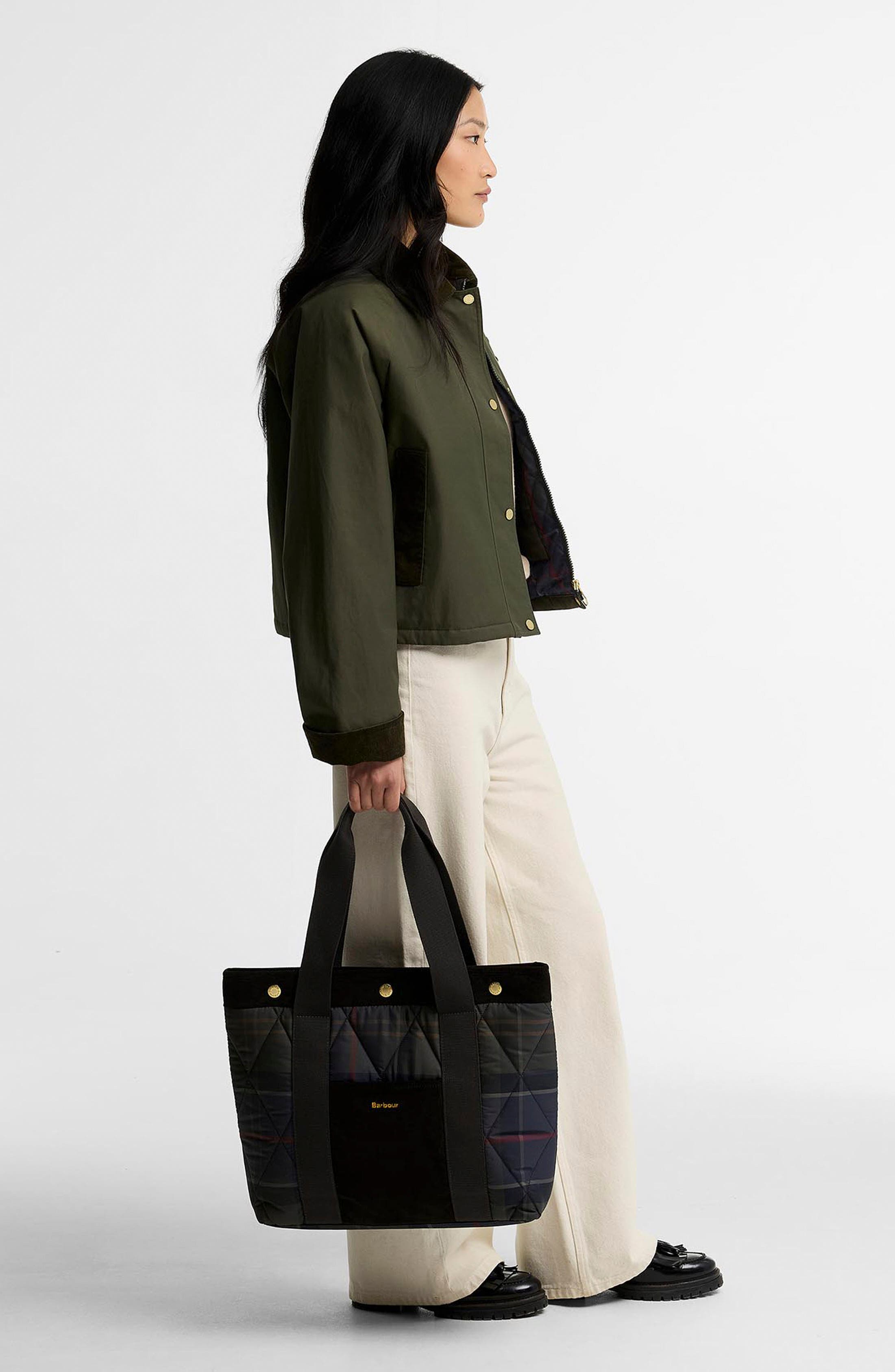 Healy Tartan Quilted Tote, Alternate, color, SHADOW CLASSIC TARTAN