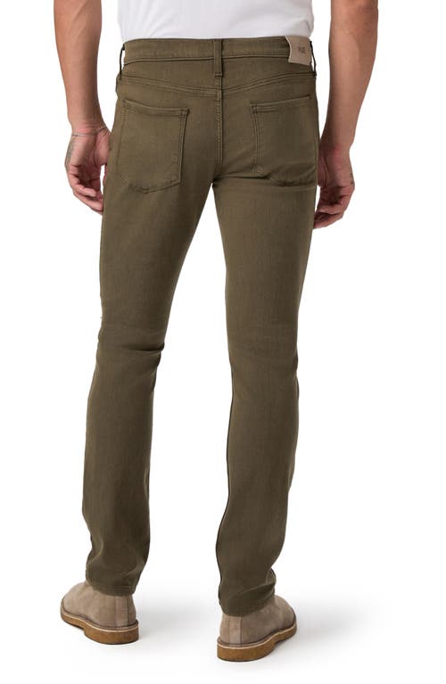 Paige Federal Slim Straight Leg Jeans In Green