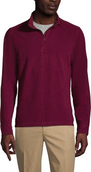 Lands' End School Uniform Young  Lightweight Fleece Quarter Zip Pullover