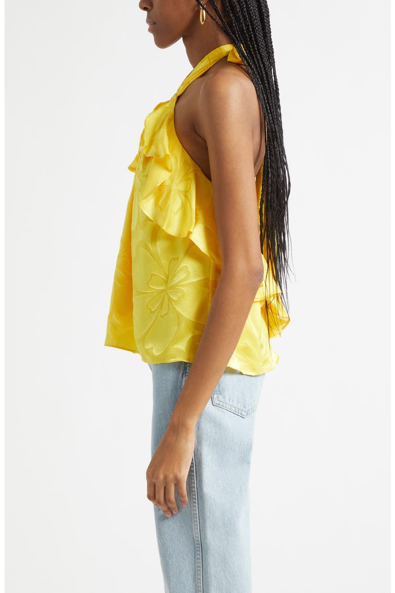 Burnout Talia Halter Top, Alternate, color, SUNSHINE BURNOUT