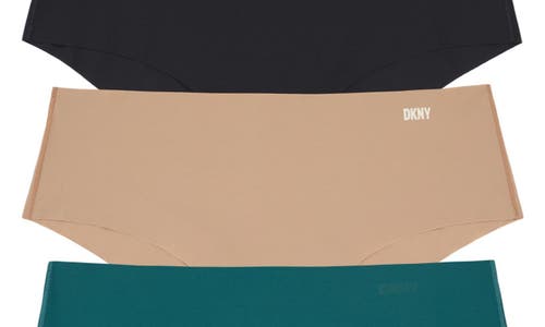 Dkny Litewear Cut Anywhere Assorted 3-pack Hipster Briefs In Multi