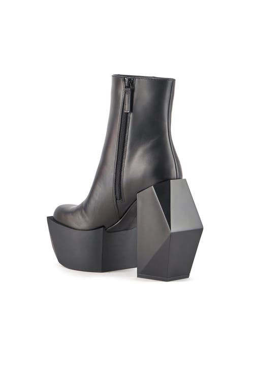 United Nude Stage Platform Boot In Black