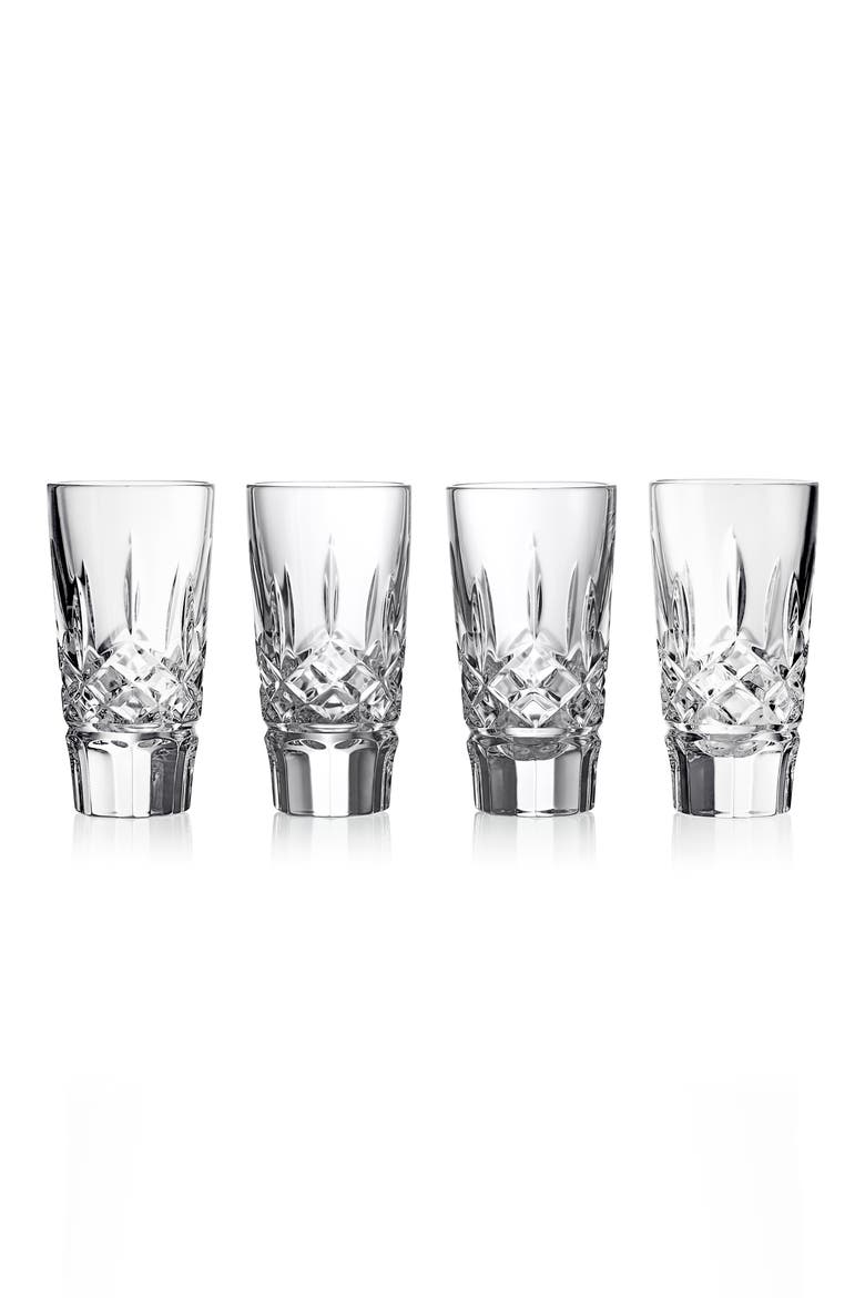Lismore Set of 4 Shot Glasses, Main, color, NO COLOR