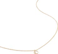 Monica Vinader Initial Pendant Necklace