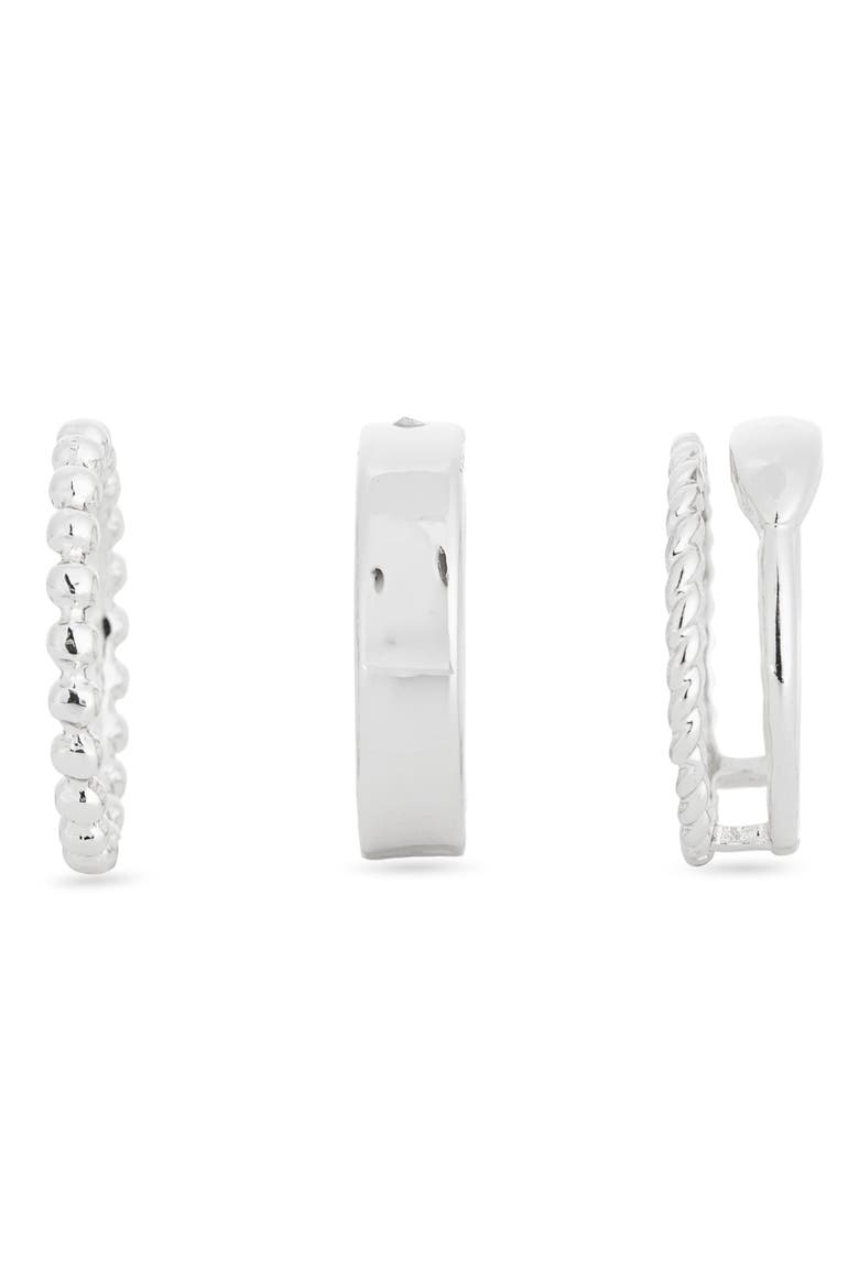 Microdot Rings, Alternate, color, SILVER
