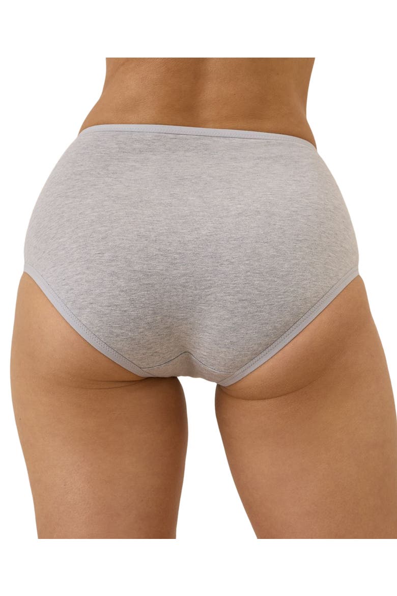 Organic Cotton Everyday High Rise Brief 6-Pack, Alternate, color, Cool Neutrals
