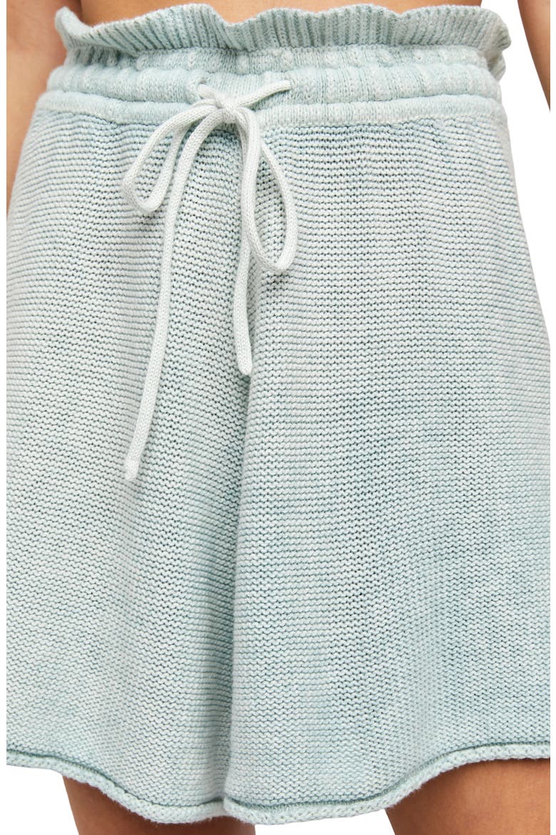 Summertime Blues Knit Shorts, Main, color, HINT OF SKY