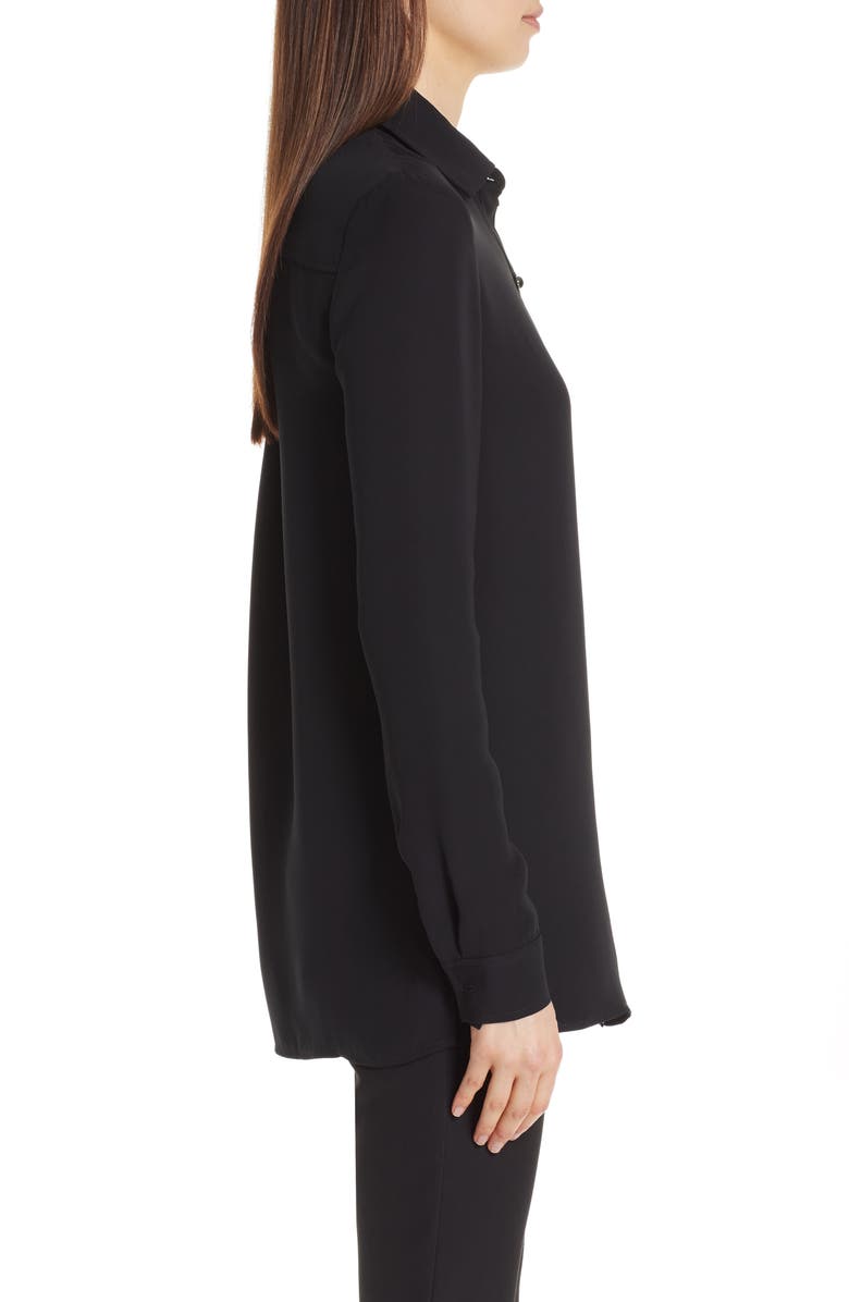 St. John Collection Silk Georgette Blouse, Alternate, color, 