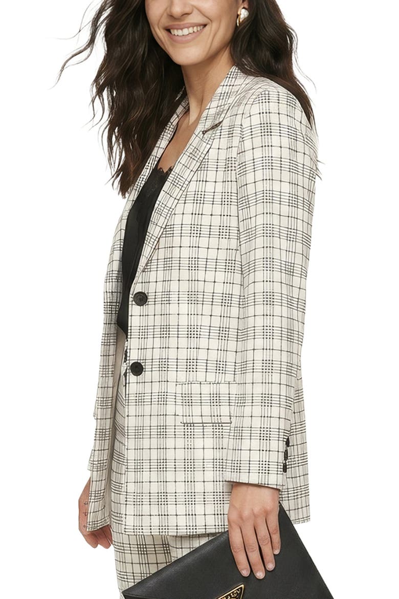 Chess Blazer Jacket, Alternate, color, White & Black
