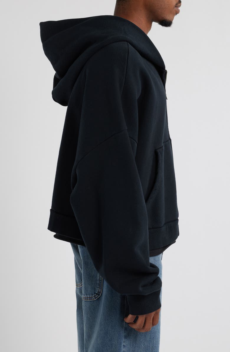 Elwood Oversize Rectangle Zip Hoodie, Alternate, color, 