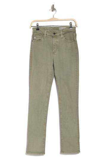 AG AG MARI HIGH WAIST SLIM STRAIGHT LEG JEANS 