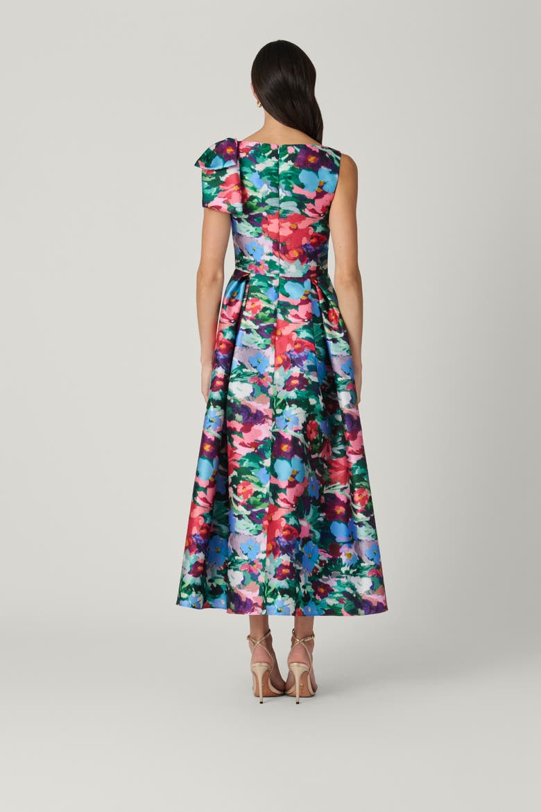 Midnight Eleanor Gancalo Floral Dress, Alternate, color, Navy Multi