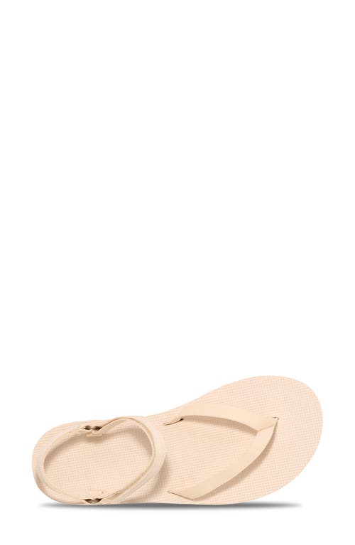 Teva Slim Flatform Sandal In Coconut