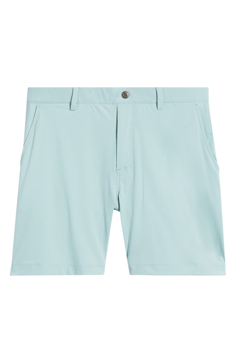 Swannies Bunker Flat Front Stretch Golf Shorts, Alternate, color, Surf